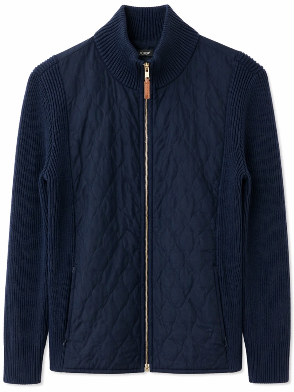 Navy Quilted Women's Jacket